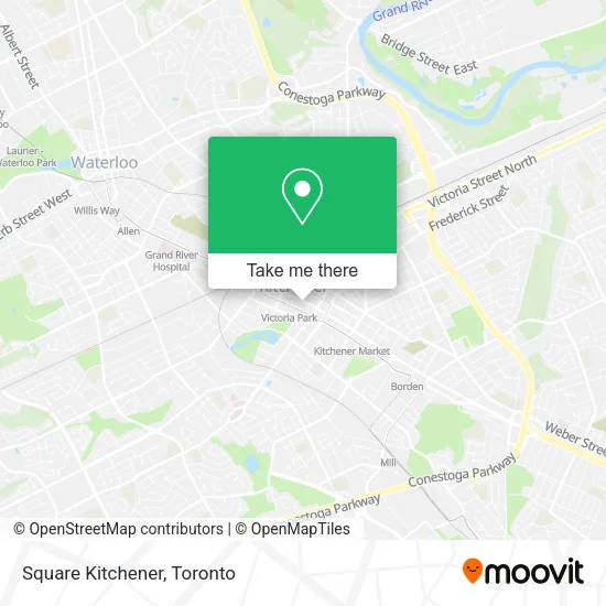 Square Kitchener map
