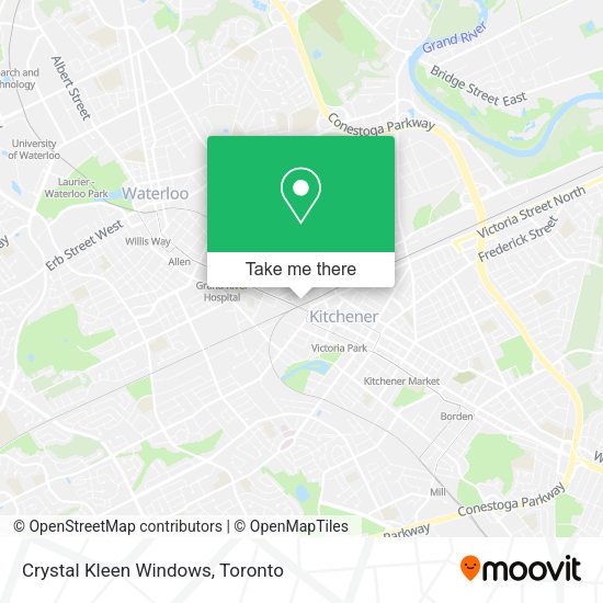 Crystal Kleen Windows map