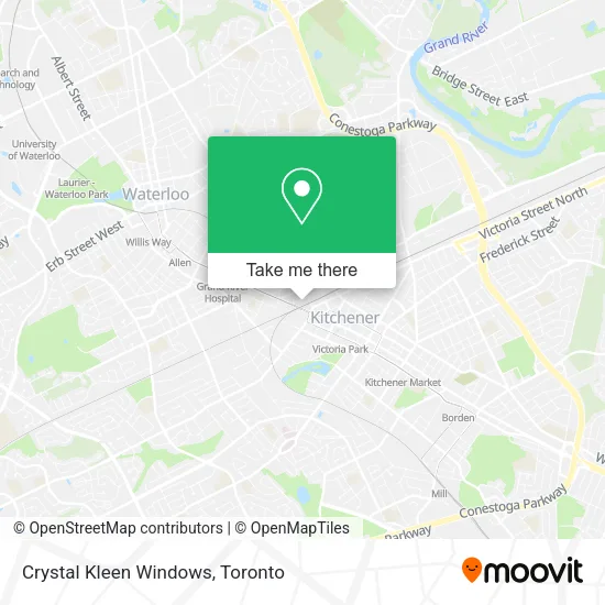 Crystal Kleen Windows map