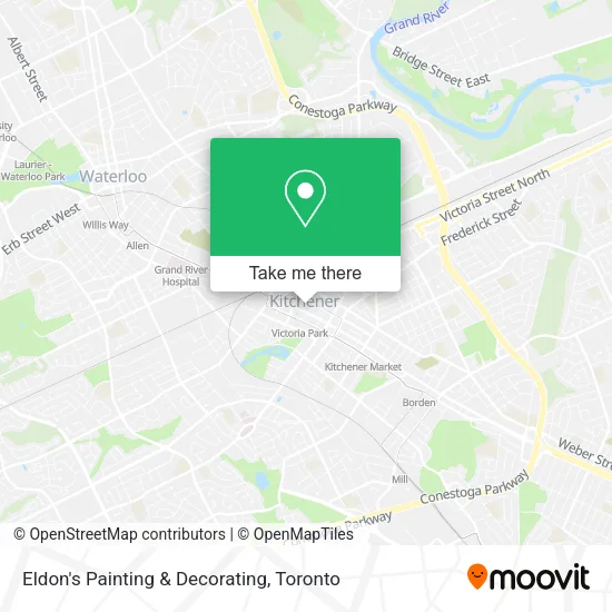 Eldon's Painting & Decorating map