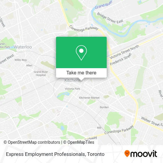 Express Employment Professionals map