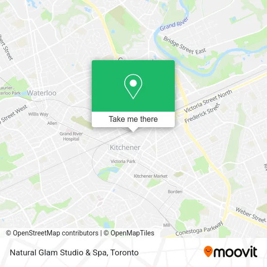 Natural Glam Studio & Spa map