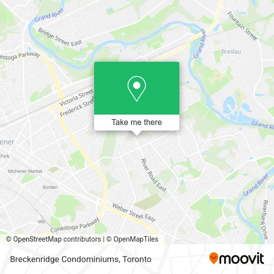 Breckenridge Condominiums map