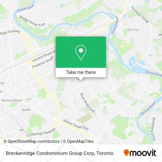 Breckenridge Condominium Group Corp map