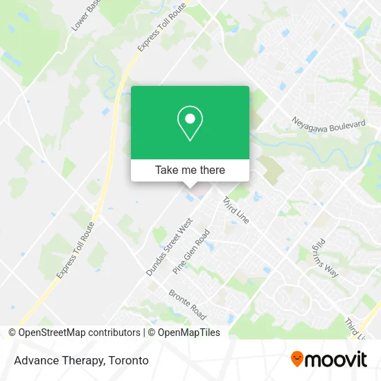 Advance Therapy map