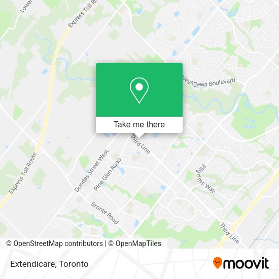 Extendicare map