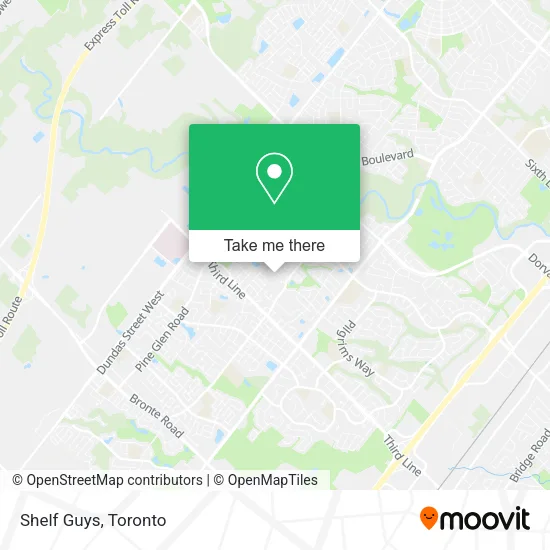 Shelf Guys map