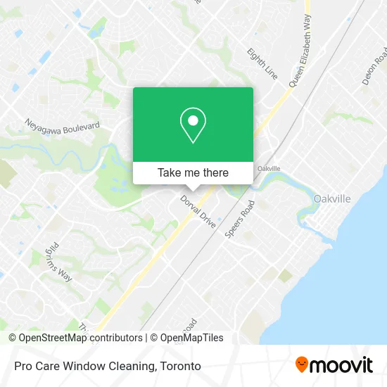 Pro Care Window Cleaning map