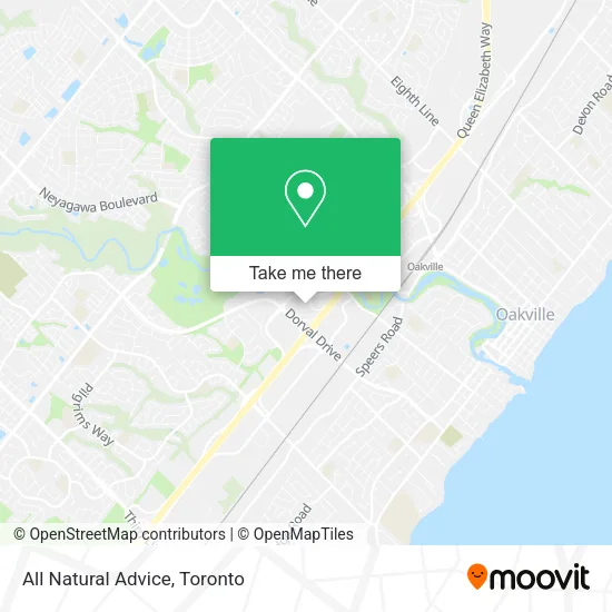 All Natural Advice map