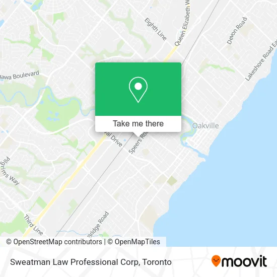 Sweatman Law Professional Corp map