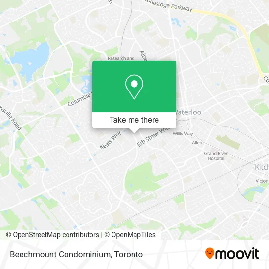 Beechmount Condominium map
