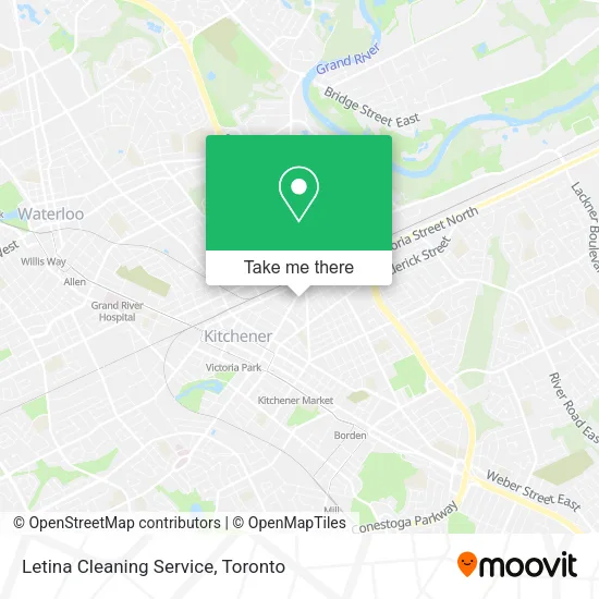 Letina Cleaning Service map