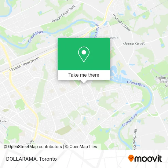 DOLLARAMA map