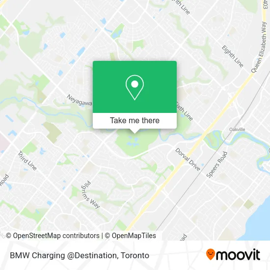 BMW Charging @Destination map