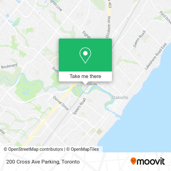 200 Cross Ave Parking map