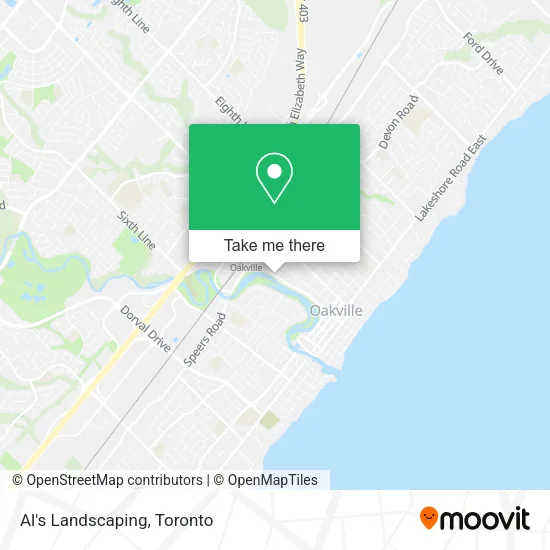 Al's Landscaping map