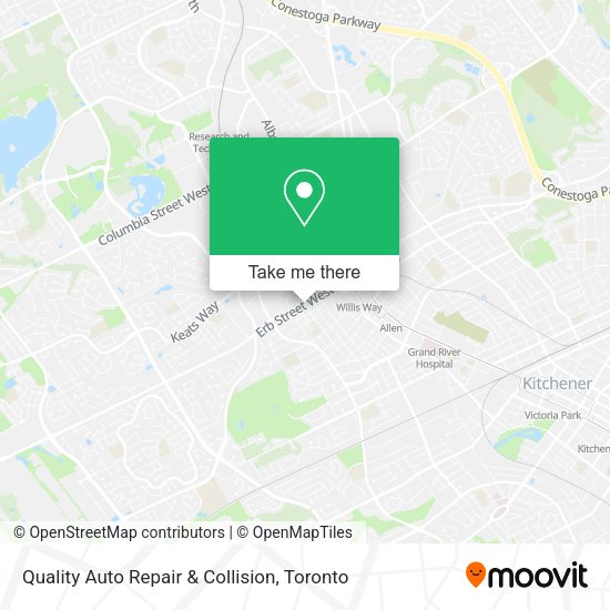 Quality Auto Repair & Collision map