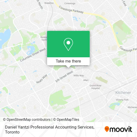 Daniel Yantzi Professional Accounting Services map