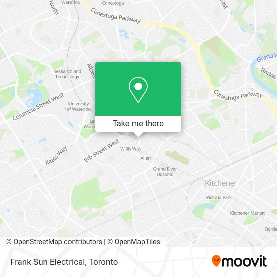 Frank Sun Electrical map