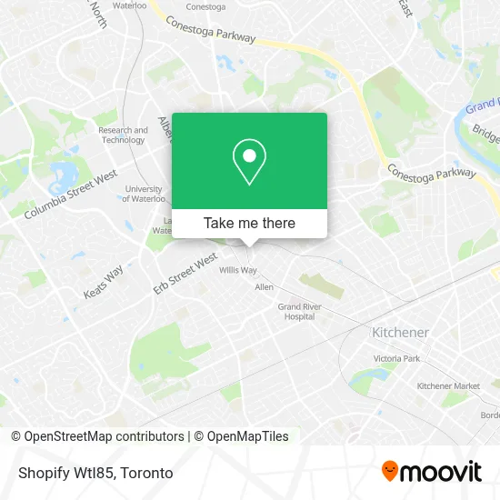 Shopify Wtl85 map