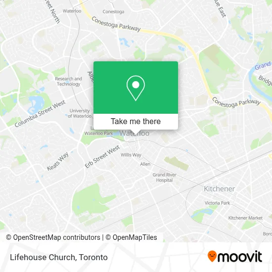 Lifehouse Church map