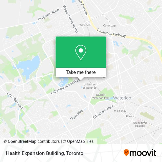 Health Expansion Building map