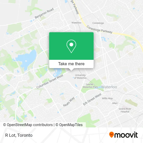 R Lot map