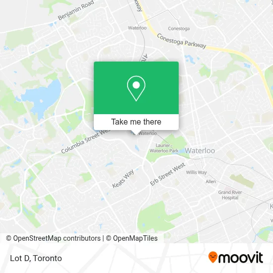 Lot D map