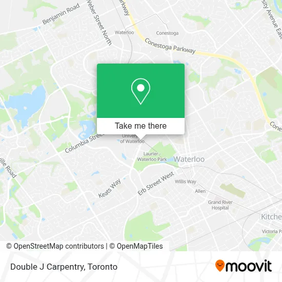 Double J Carpentry map