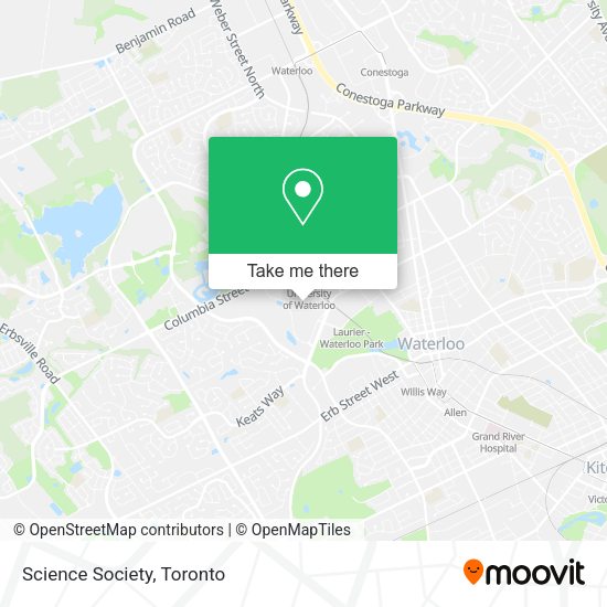 Science Society map