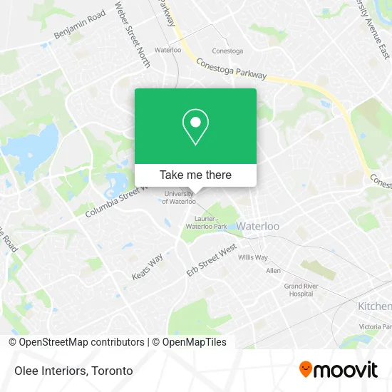 Olee Interiors map