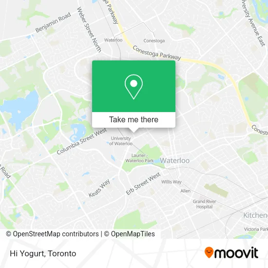 Hi Yogurt map