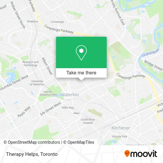 Therapy Helps map