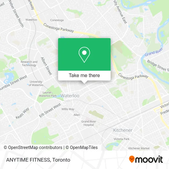 ANYTIME FITNESS map