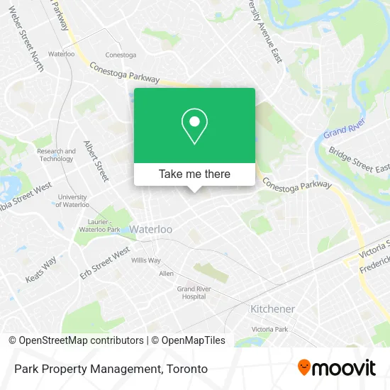Park Property Management map