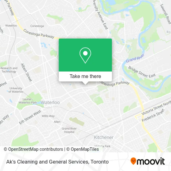 Ak's Cleaning and General Services map