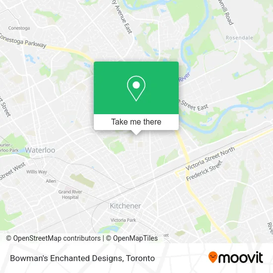 Bowman's Enchanted Designs map