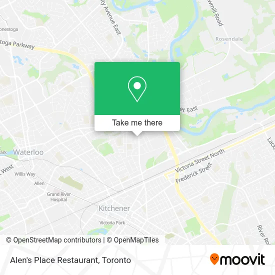 Alen's Place Restaurant map