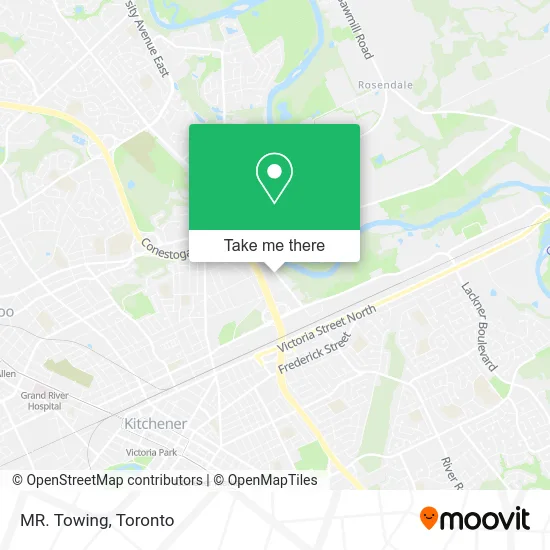 MR. Towing map