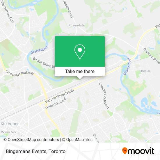 Bingemans Events map