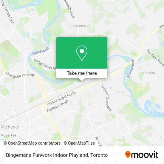 Bingemans Funworx Indoor Playland map