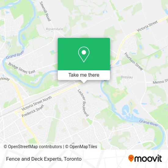 Fence and Deck Experts map
