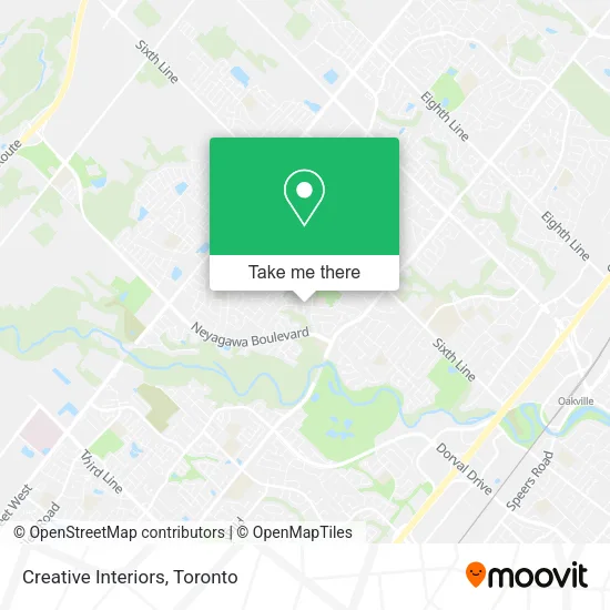Creative Interiors map