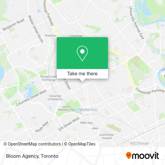 Bloom Agency map