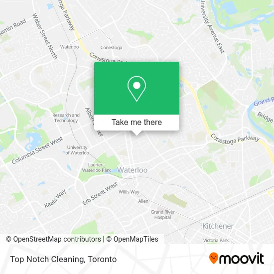Top Notch Cleaning map