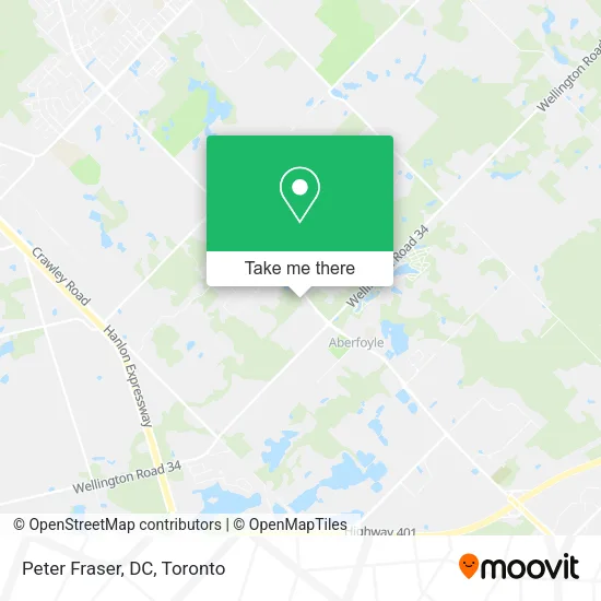 Peter Fraser, DC map
