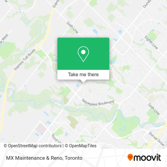 MX Maintenance & Reno map
