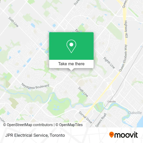 JPR Electrical Service map