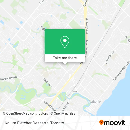 Kalum Fletcher Desserts map
