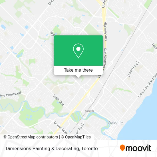 Dimensions Painting & Decorating map